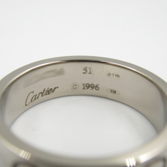 CARTIER 18k White Gold Love Ring - Picture 5 of 8